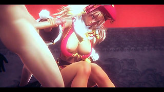 Genshin Impact Hentai - Yangfei Handjob and Fucked - Japanese Asian Manga Anime Film Game Porn