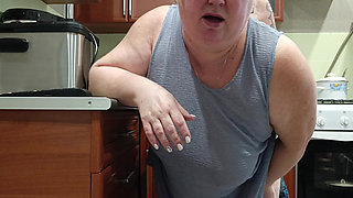 spanked a neighbor's big ass fucked in her mouth, pussy and cum in her mouth