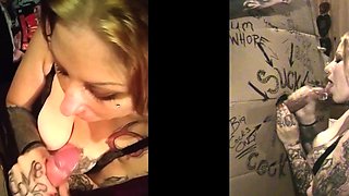 Glory hole blowjob amateur passionate bj