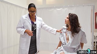Lesbian asian MILF doc examined a young
