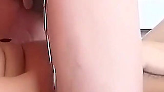 Beautiful MILF Sucking the Maid's Husband's Huge Cock