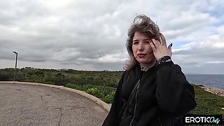 German Teen Outdoor Fuck On Holiday - Skinny Babe Doggy Style Deepthroat Beach Pissing 4K