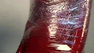 Bound humiliated pregnant fetish asian slut is pussy toyed