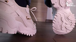 POV Gym Girl Sneakers Domination