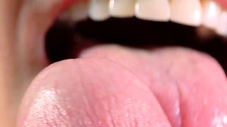 Close-up Blowjob with Asian Amateur MILF Babe