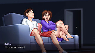 new step mom and step son  make amazing seen in summertime saga part 7
