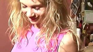 Porn Casting of 18-year-old Light-haired Slut Loves to Stick Sex Toys in Her Pussy and Touch Herself with Her Fingers