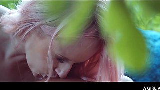 Angel Wicky's Outdoor Romance Blossoms in Sensual Euro Delight