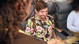 Jet Set Jizzers With Lasirena69, Hazel Grace, Lucky Fate - Brazzers