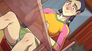 Thigh action, ass pounding, and pussy play