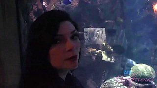 Visit the aquarium with Jessica Rex before heading home for a bath and some masturbation: Porn