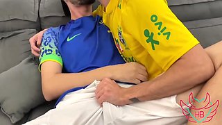 Brazilian Classic: National Team Shirt, Hard Stick And No Condom