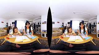 I’M A Teacher And My House Is Where All The Hot Tanned Girls Hang Out Part 1 - Petite Asian Schoolgirl Fffm Foursome