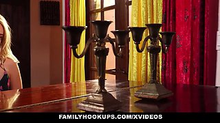 Familyhookups - step cougar Aaliyah Love seduces fortunate step son dylan