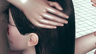 Bathroom Slut Facefucked