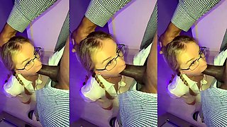 Blonde Whore is a Blowjob Master and Big Cock Enthusiast