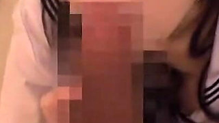 When the Gentle-faced Beauty Slipped Into a School Uniform