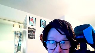 Nerd with glasses fucked