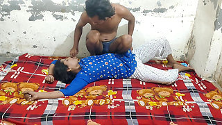 Hot Sex with Real Indian Bhabhi Seducing Husband with Love