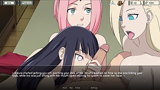 Naked Tsunade trains in the Naruto world by Loveskysan69