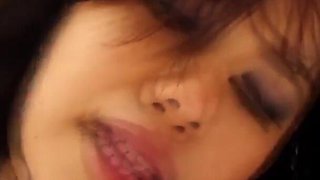 Risako Shirai’s Big Nipples Bounce Wildly as She’s Fucked Hard and Covered in Cum