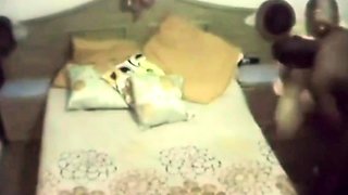 Auntie geting pleased by black lover (spy vid)