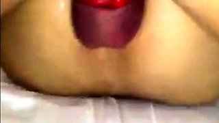 Asian Bareback with Big Cock on an Airline
