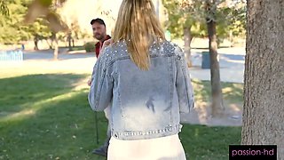 Sophia Sterling Rings Her Teen Pussy Around A Big Cock