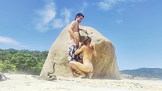 Hiding in the Beach in Rio De Janeiro