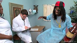 Miss Luvli Black - Nurse: Blowjob, Ebony  Bbw Porn