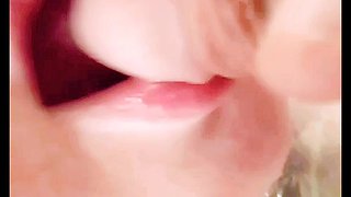 Nasty BBW Drinking Mick Stabbers Piss