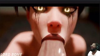 Bald Ass Pussy Ashe Gets Anal Fucked, Thicc Fat Ass Vyse Is Fucked From Behind, Mascara Tracer Sucks Cock