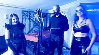 Ballbusting initialization - head in the toilet box - Zeida BDSM Queen of Transylvania