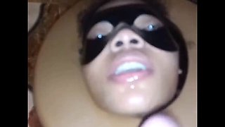 Brunette Latina Slave Swallows Cum Through Her Nose - Extreme Deepthroat Foot Worship