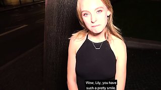 Skinny German chick fucked by sex date