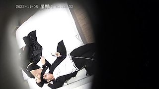 Ebony babe hidden cam masturbates