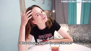 Anna Sibster Russian Teen Roommate Roleplay - POV Creampie Sex Accident