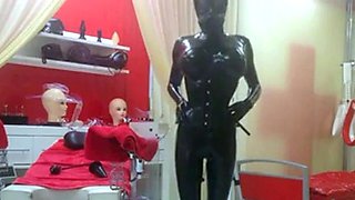 Kylies Latex Webcam Show BDSM Fun im Studio