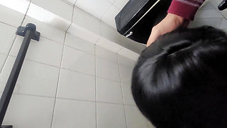 College Girl Fucking in the Bathroom