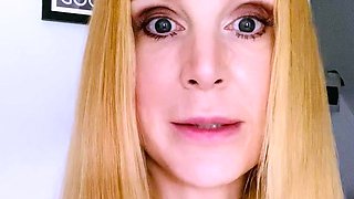 Blonde emo amateur solo masturbation