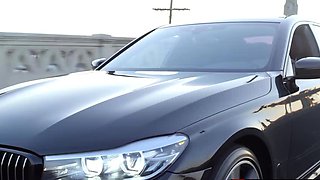 Petite Avery Black Blows BBC In The Car Before Start Fucking