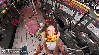 VR Bangers: Teen Redhead Blows Your Huge Cock While You Steel Her Wet Panties