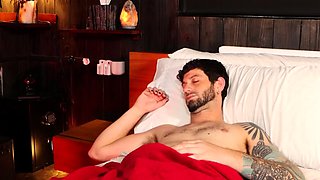 Sub Guy Pegged By Busty Domme