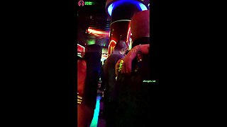 Amateur chicks voyeur fucking in public place