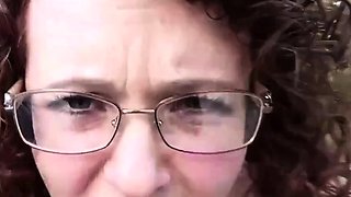 Chubby Redhead Milf Gets Fucked Outside By The Pool