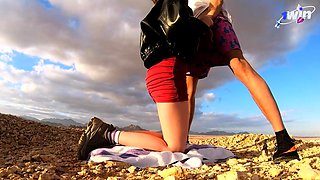 Abandoned building. public blowjob. extreme raunchy sex.