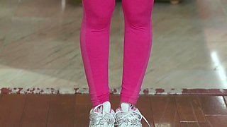 Mature asian milf masturbating her hairy muff alone