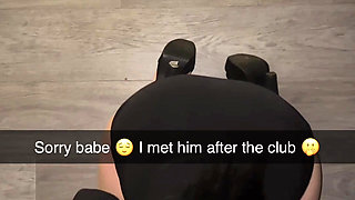 Snapchat Cheating Compilation: Club Night in High Heels and Lingerie