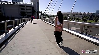 18+ - Beautiful Gets Fucked Outdoors With Dana Wolf