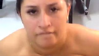 Busty Monster tits Latina Giving Head And Titty Fucking - Latina titjob, handjob and blowjob